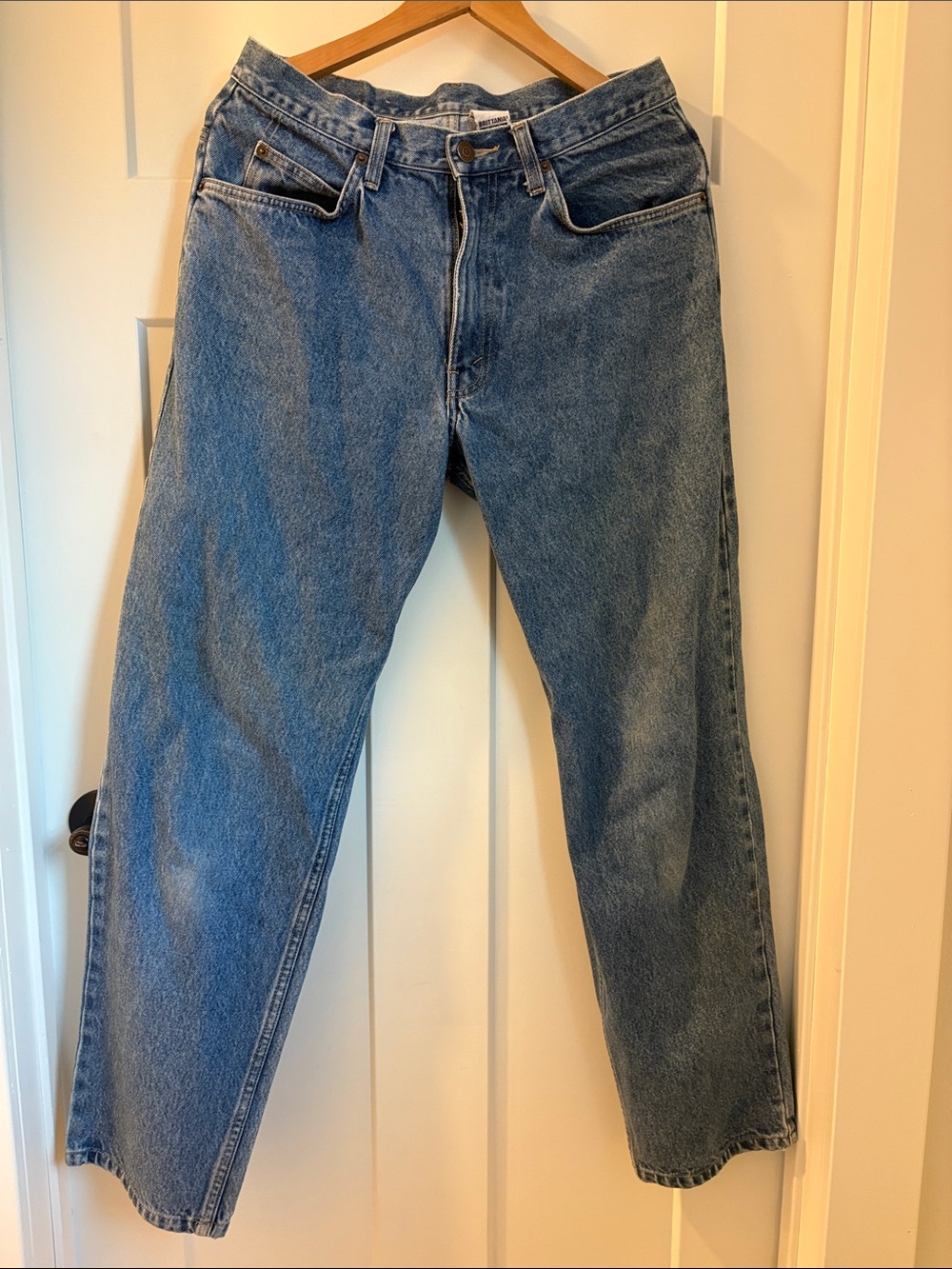 Vintage 100% cotton Classic Men's Blue Denim Jeans